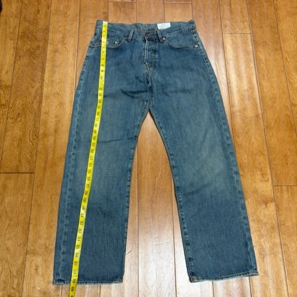 Boss Hugo Boss Selvedge Denim Jeans Comfort Fit Faded Mens Size 33 Designer